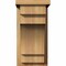 Ekena Millwork Mediterranean Rough Sawn Corbel w/Backplate, Western Red Cedar, 8"W x 12"D x 16"H COR08X12X16MED01RWR - alternate 2